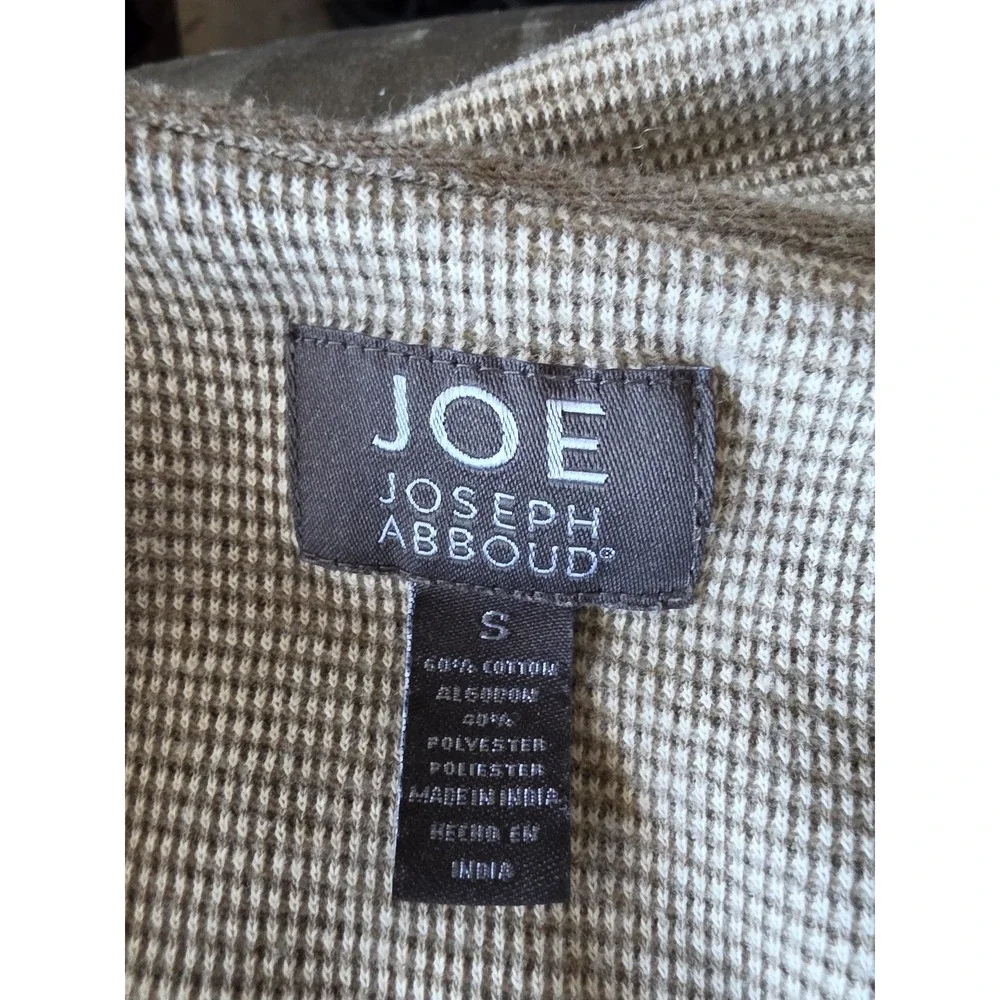 Joseph Abboud Pullover Sweater Men S Brown Collared Long Sleeve Classic